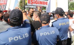 40 yıldır çözülemeyen imar planı 200 kişi ile protesto edildi