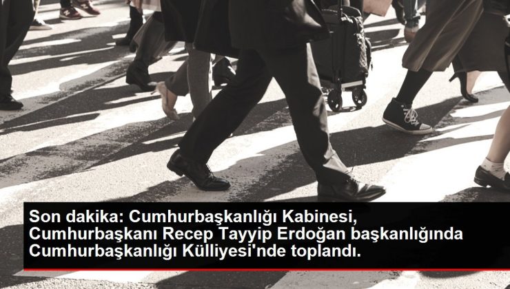 Cumhurbaşkanlığı Kabinesi, Cumhurbaşkanı Erdoğan başkanlığında toplandı