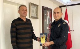 Alanya’da emekli polis memuruna plaket