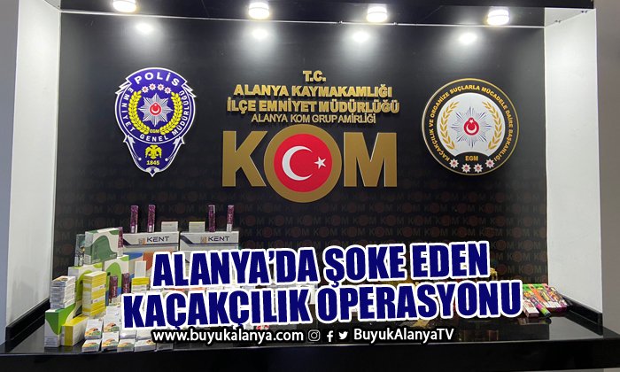 Alanya’da kaçakçılığa geçit yok