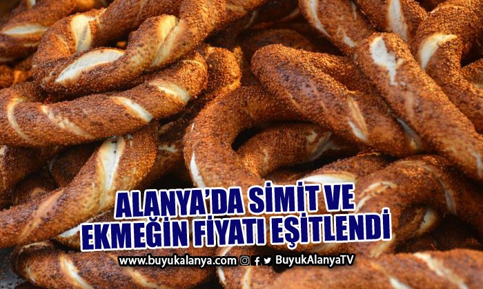 Alanya’da ekmekten sonra simit de 4 TL’den satılmaya başlandı