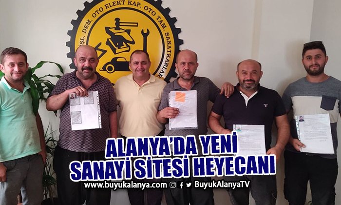 Alanya’da yeni sanayi sitesi için müracaat başladı