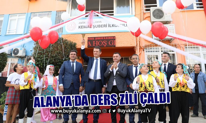 Alanya’da bugün 62 bin öğrenci ders başı yaptı