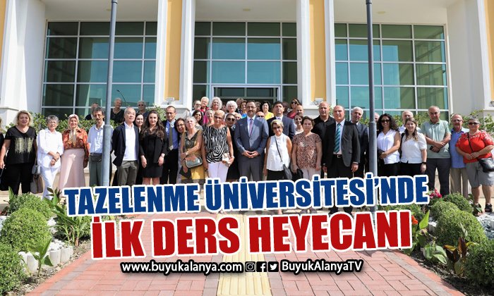 ALKÜ 60+ Tazelenme Üniversitesi’nde ilk ders heyecanı