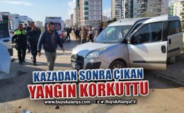 Korkutan trafik kazasında 3 kişi yaralandı