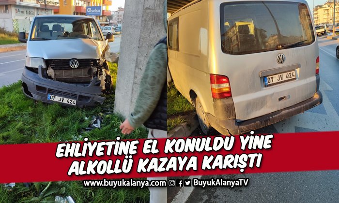 Alanya’nın komşusunda korkutan kaza