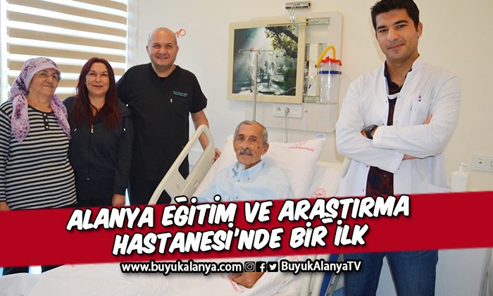 Alanya’da mide kanserinden kapalı yöntem ameliyat ile kurtuldu