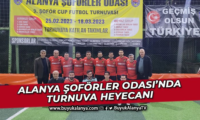 Alanya Şoförler Odası’nda turnuva heyecanı