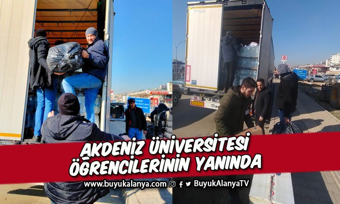 Akdeniz Üniversitesi öğrencilerinden duygulandıran mesajlar