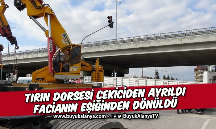 Alanya’nın komşusunda facianın eşiğinden dönüldü