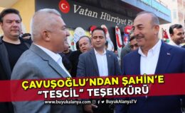 Bakan Çavuşoğlu’ndan Mehmet Şahin’e tescil teşekkürü