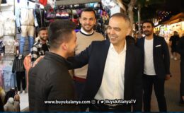 Alanya Ak Parti’den çarşı esnafına ziyaret