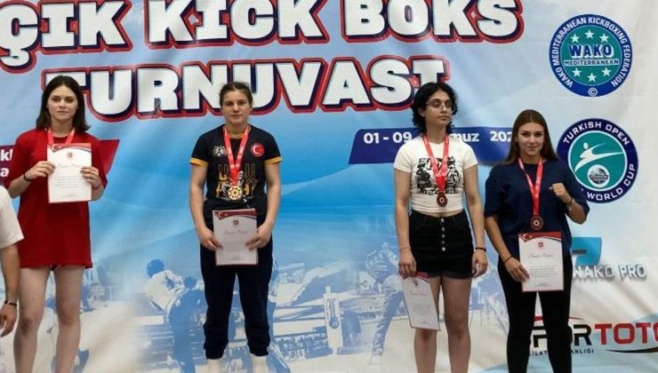 Alanyalı sporcu Türkiye 3’üncüsü OLDU