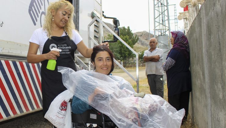 Antalya Büyükşehir in tırı bu kez YAYLALARDA