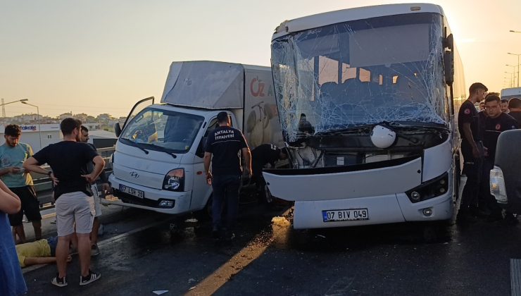 Alanya yolunda feci: 1 ölü, 3 YARALI