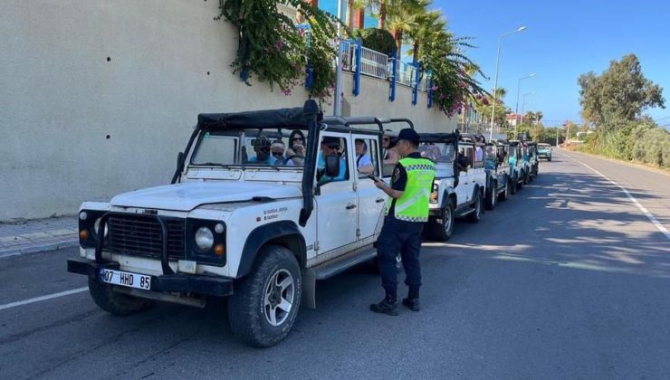 Alanya’da safari araçları USLANMIYOR