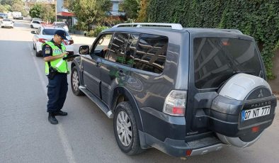 Alanya’da jandarma sürücüleri AFFETMEDİ