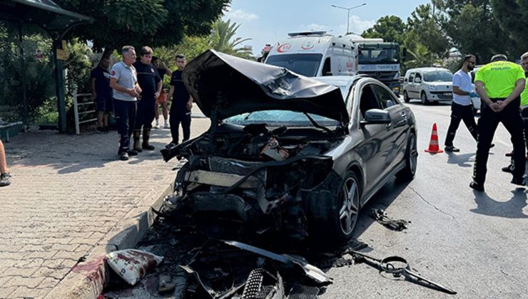 Alanya’da 4 kişi yaralandı ALKOLLÜ SÜRÜCÜ  serbest