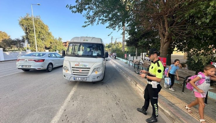 Alanya’da onlarca araç TRAFİKTEN men edildi