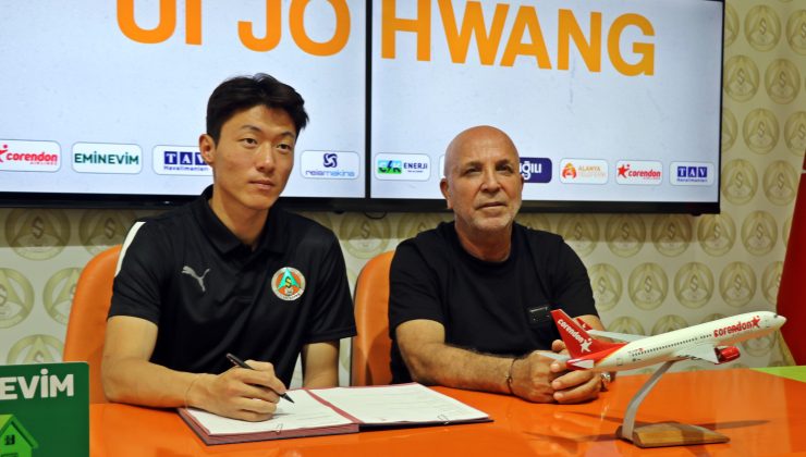 Alanyaspor’da yeni transfer Hwang için imza TÖRENİ