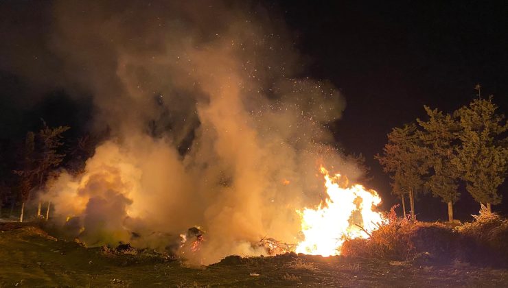 Gazipaşa’da otluk ve ÇALILIK YANGINI 3 saatte söndürüldü