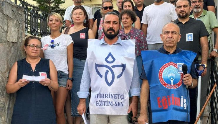 Alanya’da eğitimcilerden büyük protesto: “Eğitimde tasarruf olmaz”