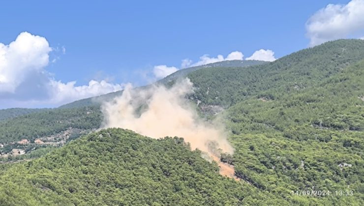 Alanya Dim Vadisi’nde KORKUTAN patlama