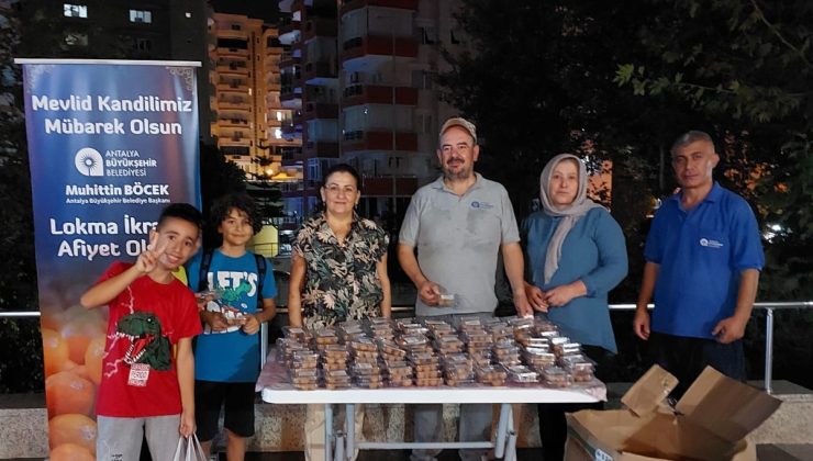 Alanya’da LOKMALAR Antalya Büyükşehir’den