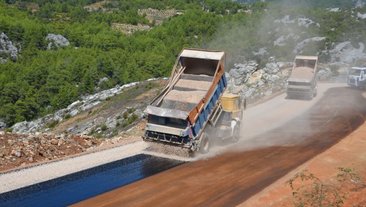 Alanya DİM GRUP YOLU asfaltlandı