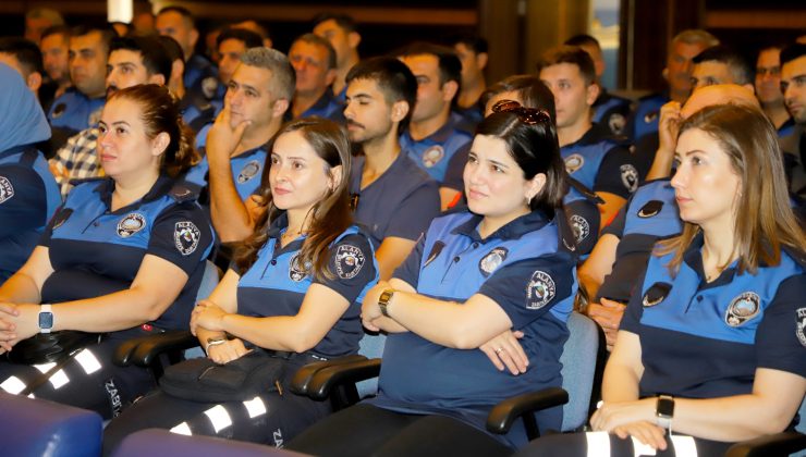 Alanya’da ZABITA eğitime tabi tutuldu