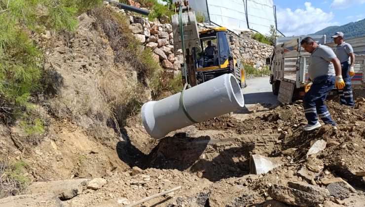 Alanya’da KIRSAL MAHALLE yolları kışa hazır