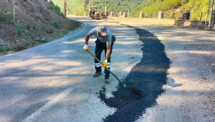 Büyükşehir’den ALANYA KIRSALINDA yoğun mesai