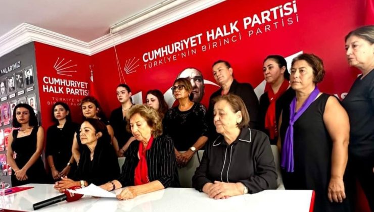 Alanya’da CHP’li kadınlar ŞİDDETİ lanetledi