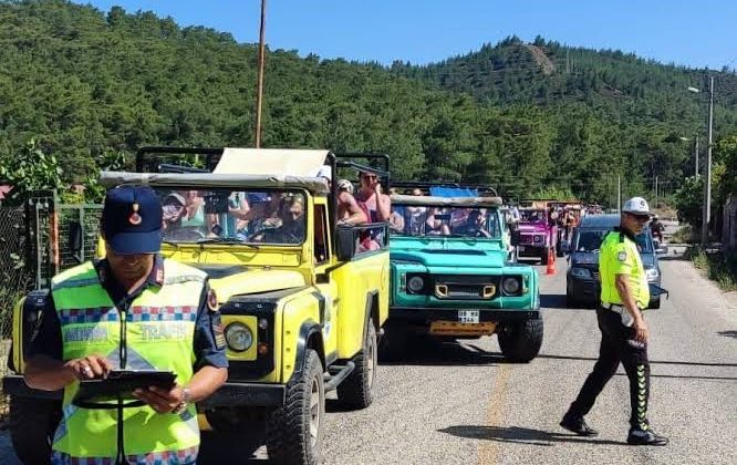 Alanya’da SAFARİ ARAÇLARINA sıkı denetim