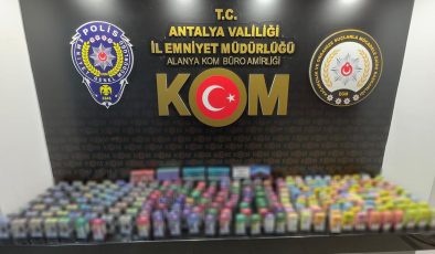 Alanya’da KAÇAKÇILIK operasyonu: 15 şahıs gözaltında