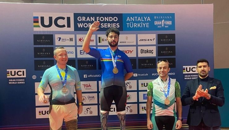 Alanyalı bisiklet sporcusu Fırat Uğur ANTALYA’DA birinci oldu