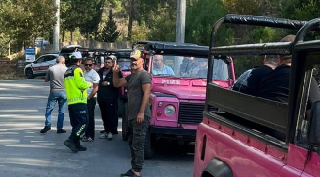 Alanya’da Jandarma SAFARİ araçlarını denetledi