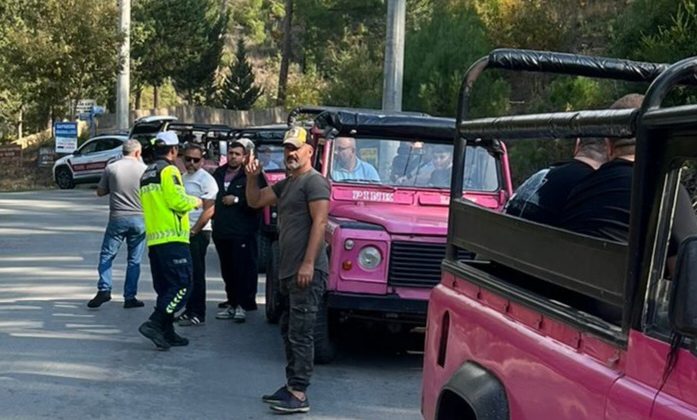 Alanya’da Jandarma SAFARİ araçlarını denetledi