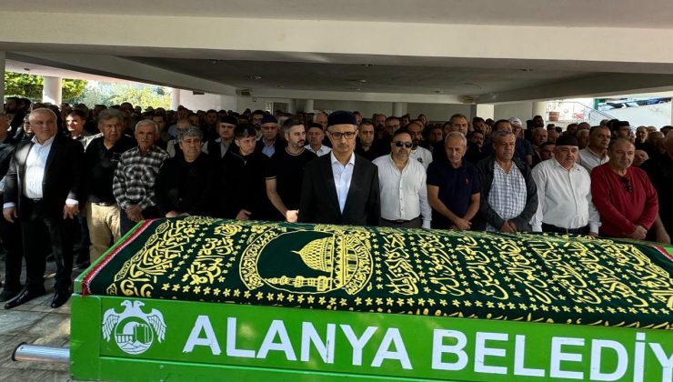 Alanya’da tanınmış isme son görev ÜNLÜ DEFNEDİLDİ