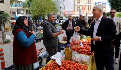 Osman Başkan halkın arasına girdi SORUNLARI dinledi