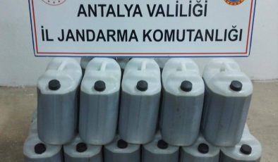 Gazipaşa’da binlerce litre SAHTE ZEYTİNYAĞI ele geçirildi