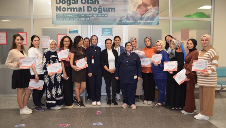 Alanya’da anne adaylarına NORMAL DOĞUM anlatıldı