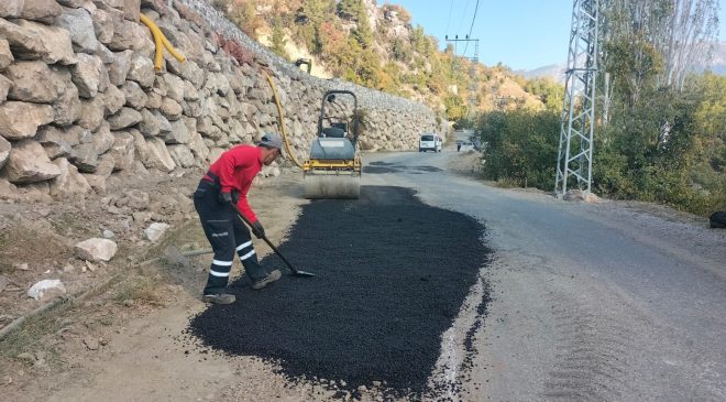 Alanya’daki KIRSAL YOLLARA kış bakımı