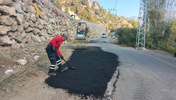 Alanya’daki KIRSAL YOLLARA kış bakımı