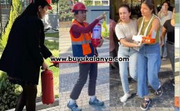 Alanya Belediyesi kreşinde HAREKETLİ DAKİKALAR