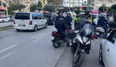 Alanya’da motosiklet denetiminde CEZA yağdı