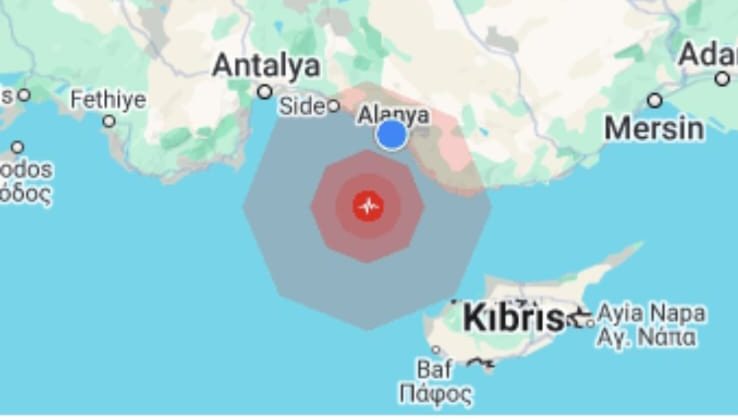 Son dakika – Alanya bir DEPREMLE daha sallandı