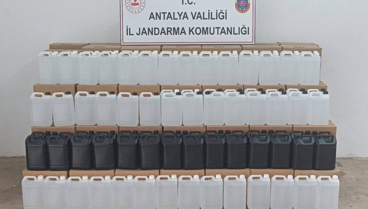 Gazipaşa’da 3 bin litre ETİL ALKOL ele geçirildi