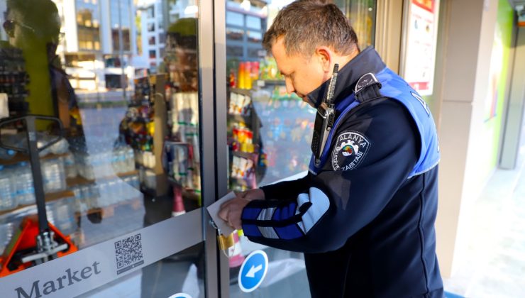 Alanya’da tarihi geçmiş ürün satan marketlere şok mühür