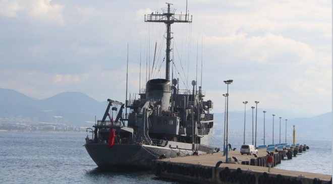 TCG Çeşme ikmal için ALANYA’YA demirledi